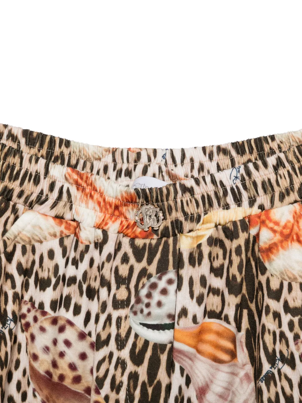 Roberto Cavalli Junior Shorts met luipaardprint Beige