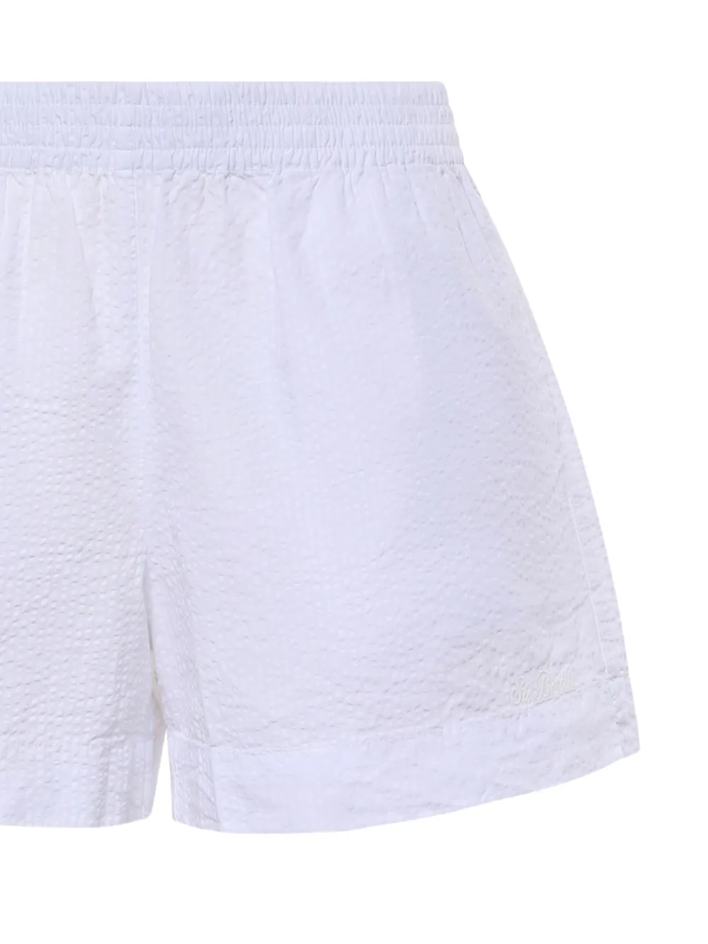 MC2 Saint Barth Shorts met elastische tailleband Wit