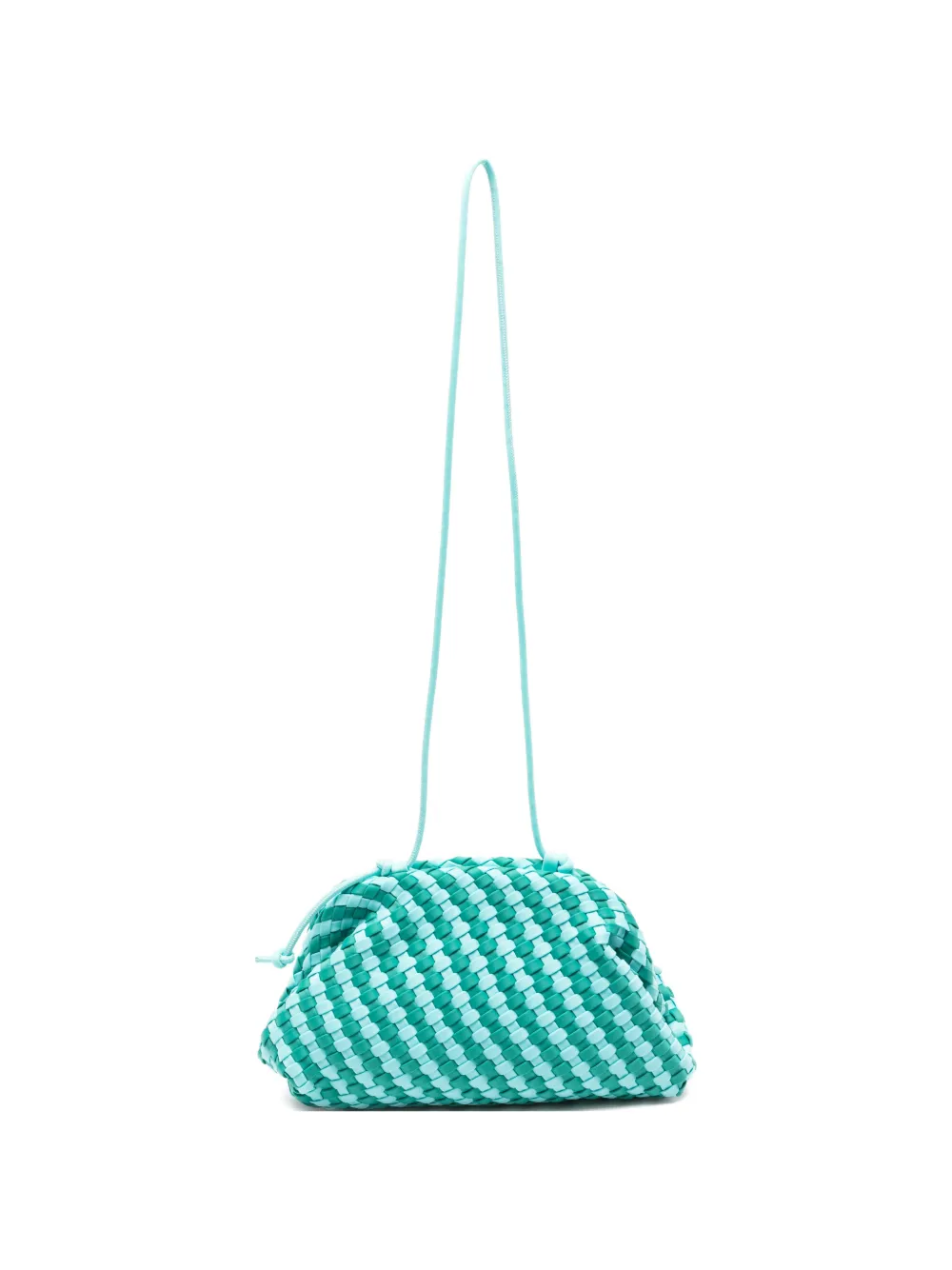 MARREA woven clutch bag - Blu