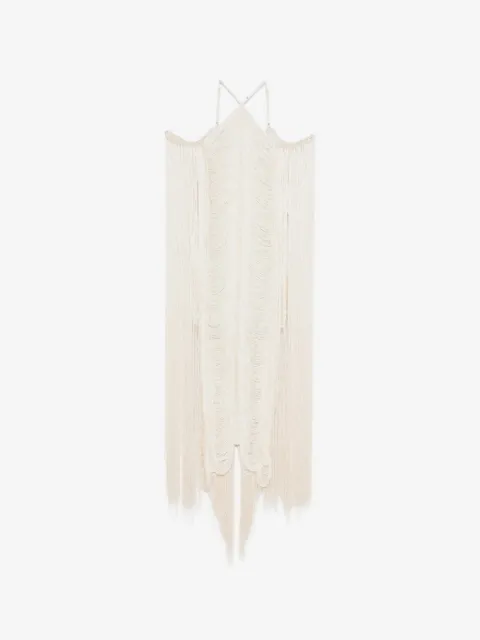 Bless Jade fringed dress