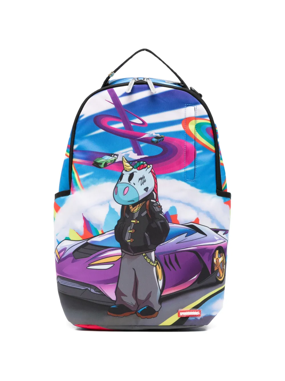 sprayground kid unicorn-print backpack - Blu