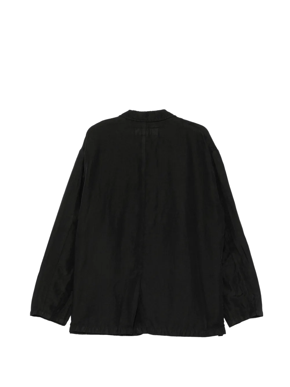 Comme des Garçons Homme Button-up blazer met opgestikte zak Zwart