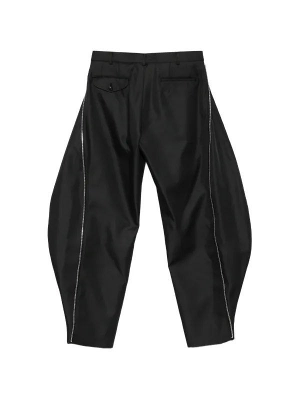 Comme Des Garçons Homme Plus ジップディテール パンツ | ブラック