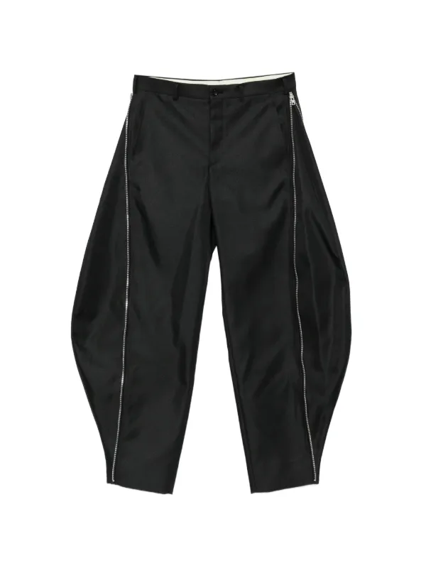Comme Des Garçons Homme Plus ジップディテール パンツ | ブラック