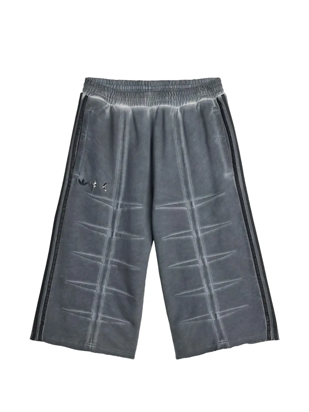 adidas Thug Club Sweat Jort side-stripe track pants - Grigio