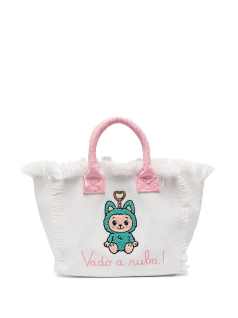 MC2 Saint Barth Colette fringed embroidered tote bag