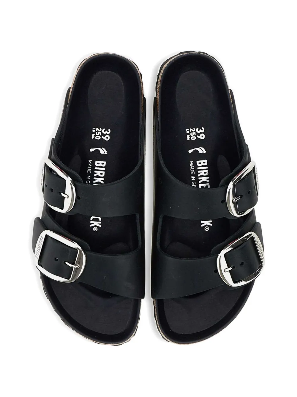 Birkenstock Arizona Big Buckle flat sandals Zwart