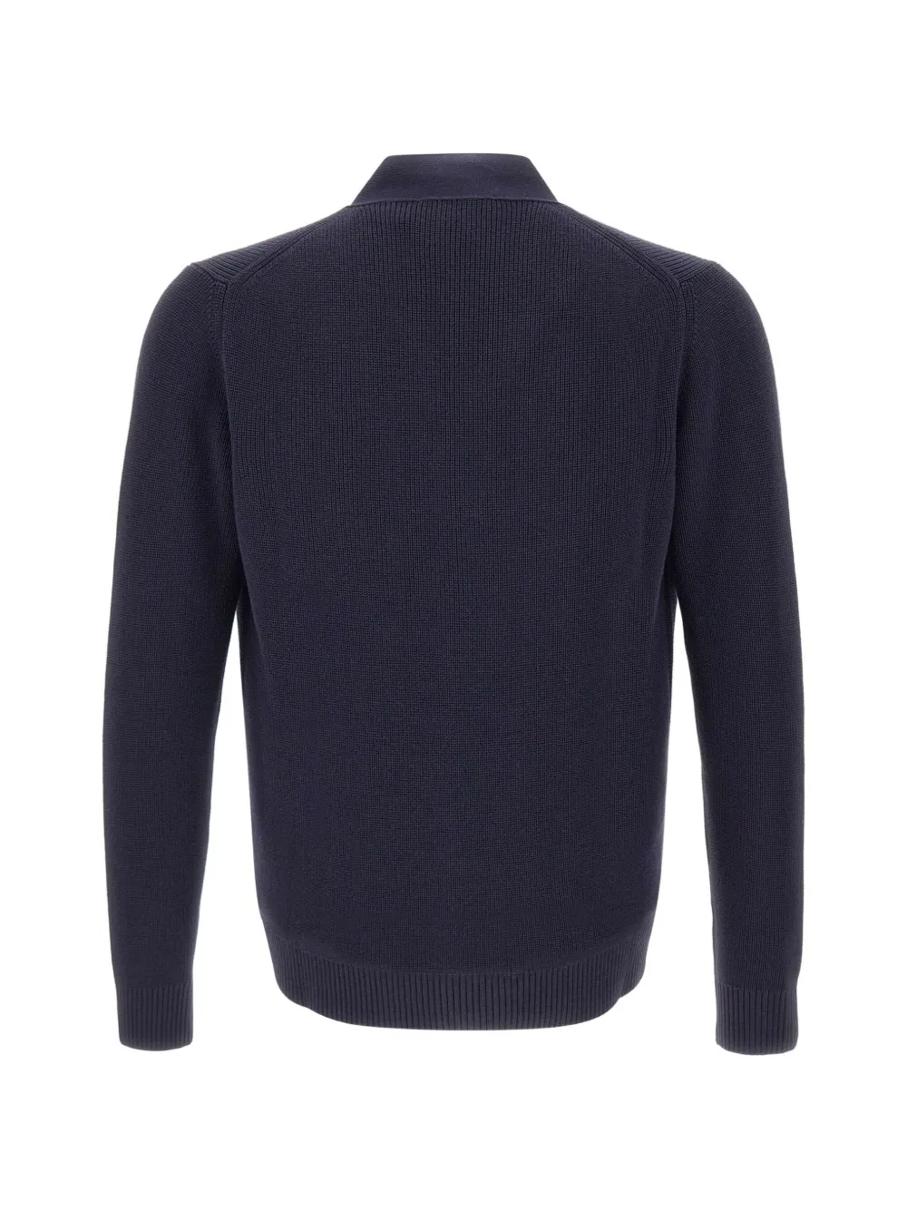 Filippo De Laurentiis Vest met V-hals en geribbelde afwerking Blauw