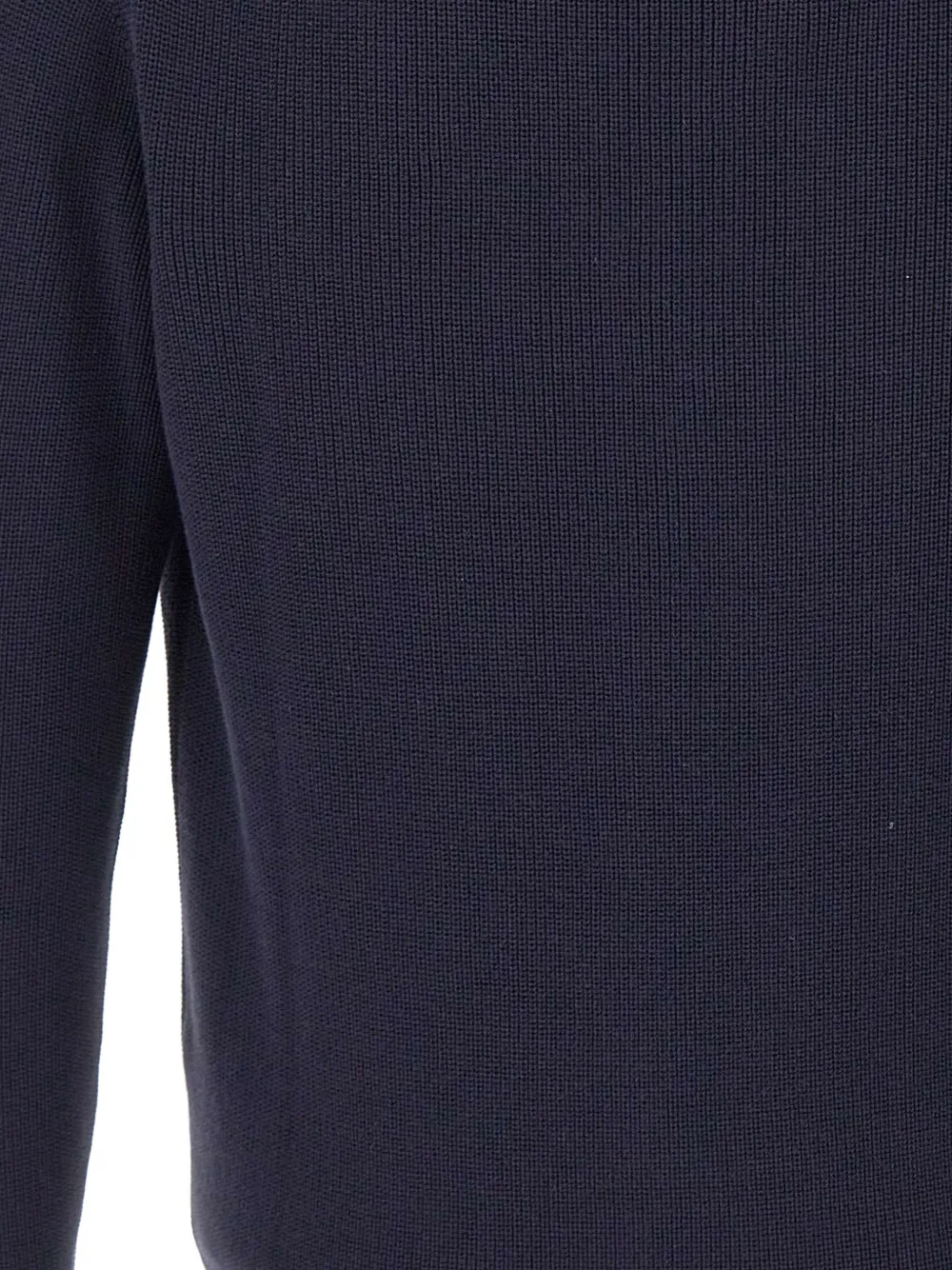 Filippo De Laurentiis Vest met V-hals en geribbelde afwerking Blauw