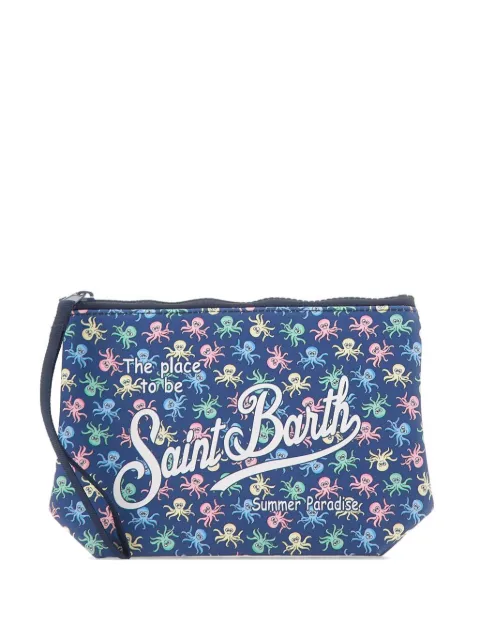 MC2 Saint Barth Aline octopus-print clutch bag