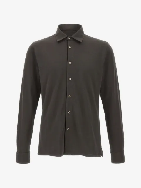 Kangra cotton-piqué jersey T-shirt
