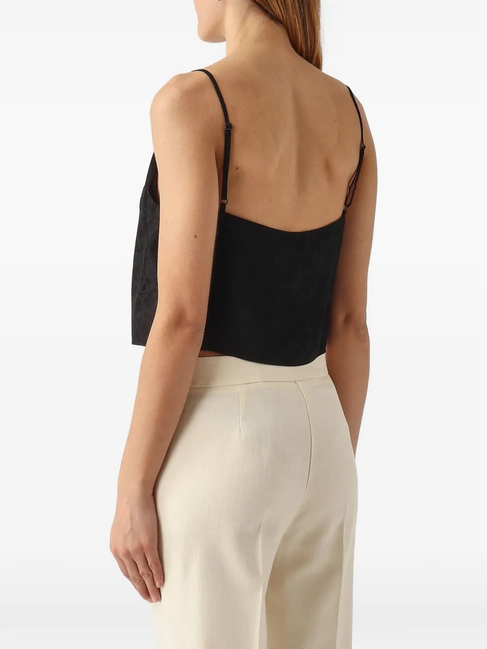 PINKO Hemd met bloemen-jacquard Zwart