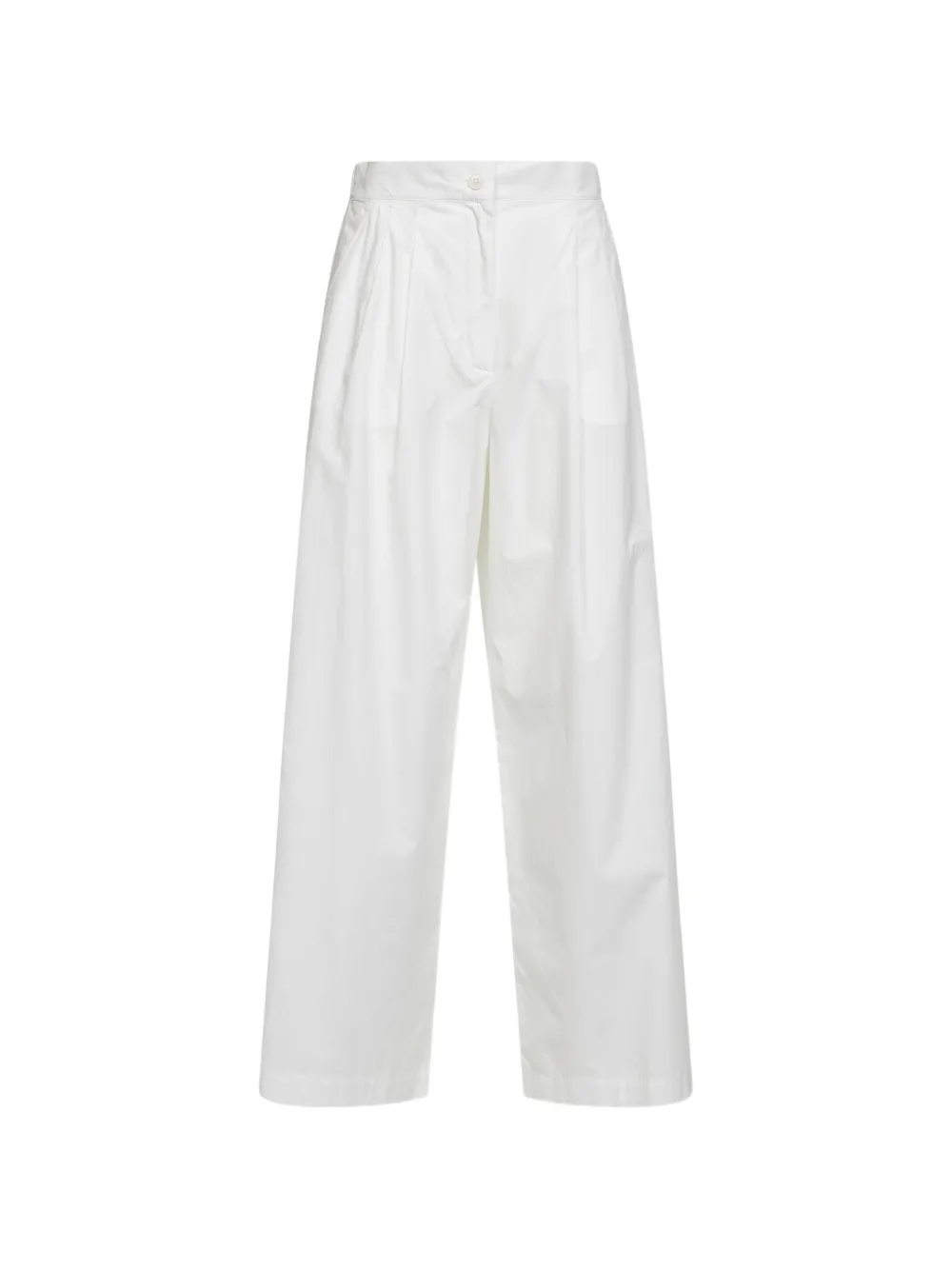 Weekend Max Mara pleated wide-leg trousers - Weiß
