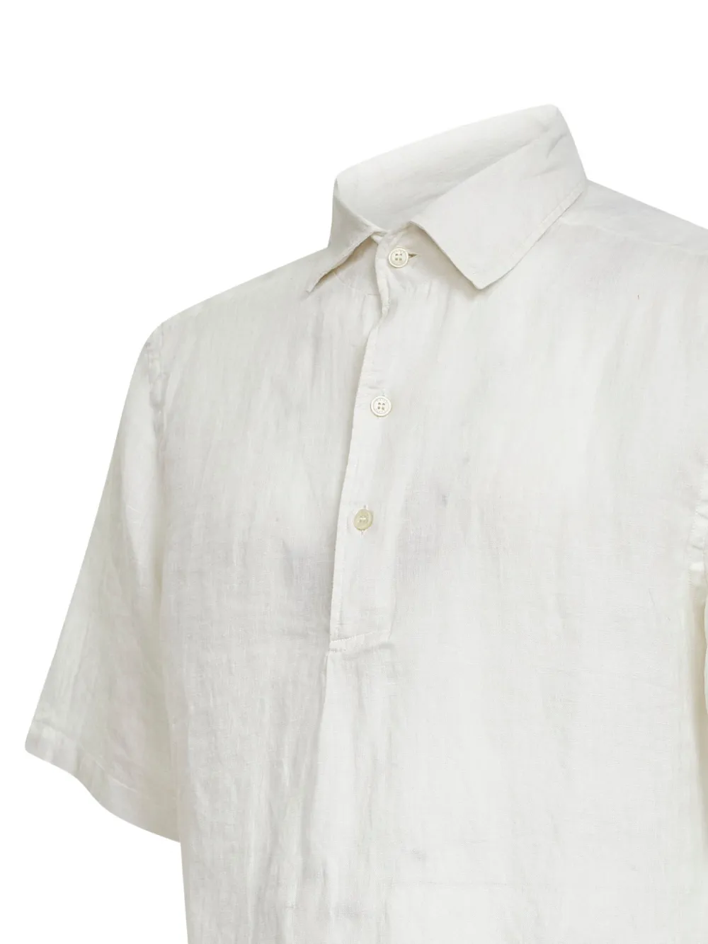 MC2 Saint Barth Raphael linnen poloshirt Beige