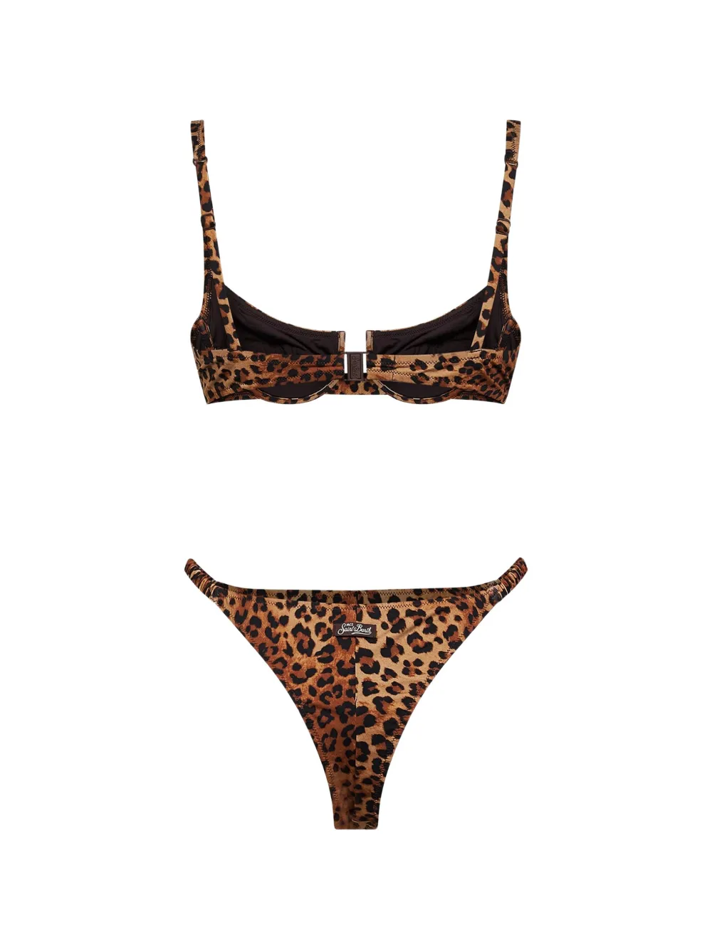 MC2 Saint Barth Perlamir bikini met luipaardprint Bruin
