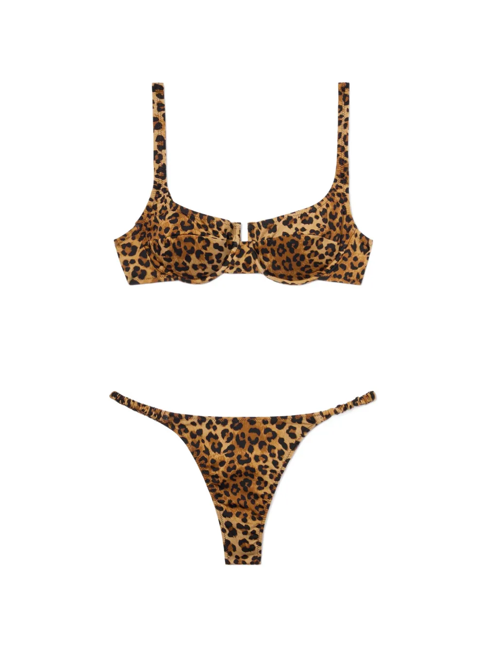 MC2 Saint Barth bikini Perlamir balconette with all-over leopard print