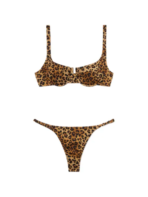 MC2 Saint Barth Perlamir leopard-print bikini