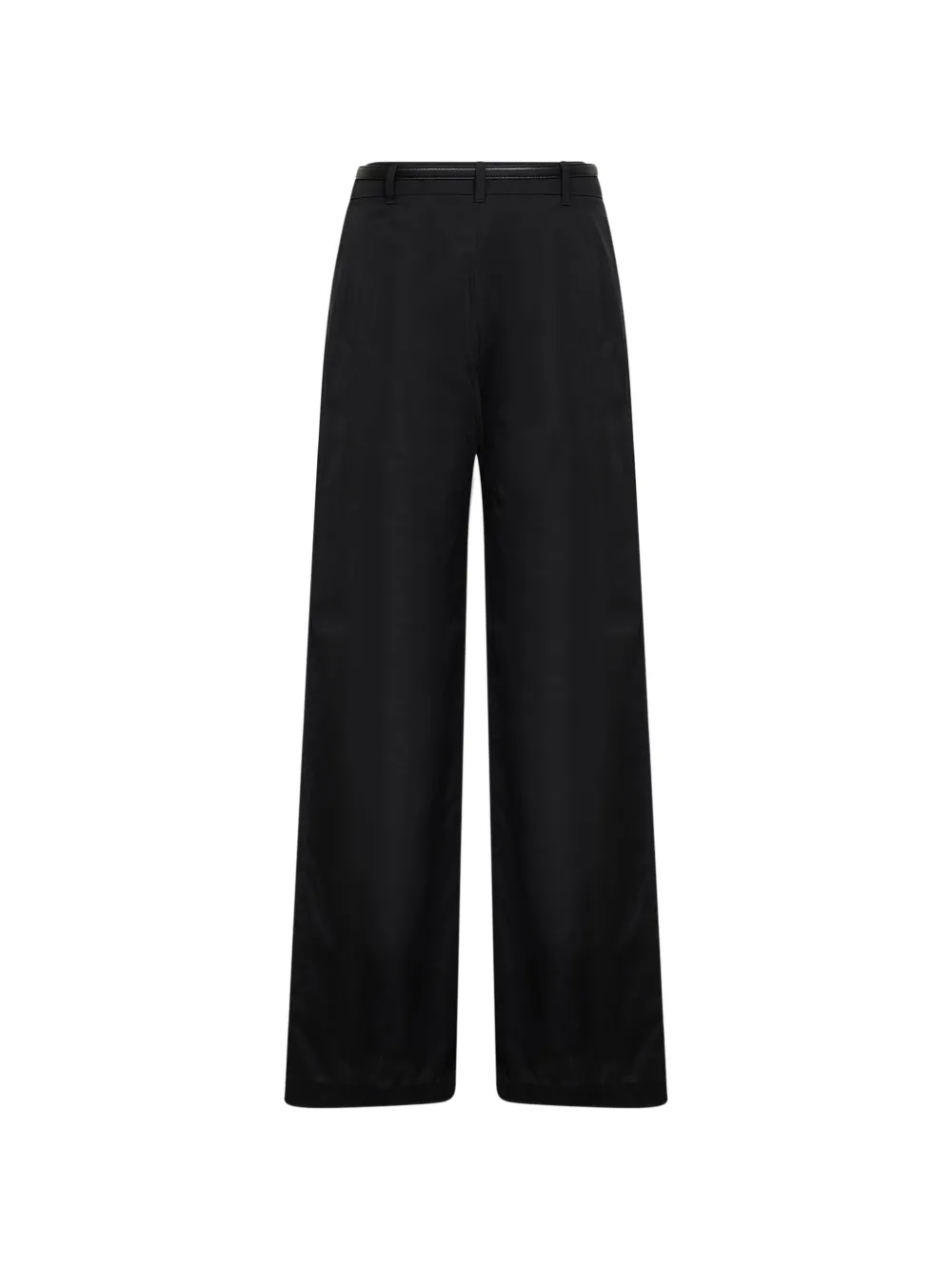 Max Mara Broek met wijde pijpen Zwart