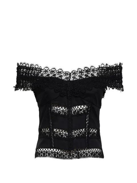 Charo Ruiz Ibiza blusa Elisette de encaje