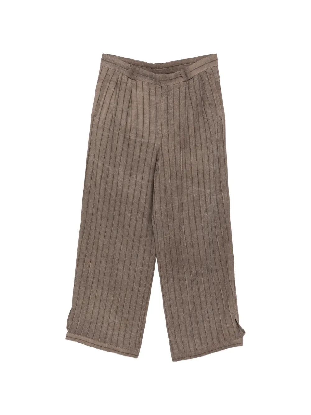 Emporio Armani Pantaloni a righe - Marrone