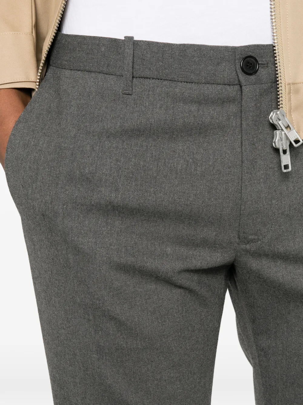 Incotex Straight pantalon Grijs