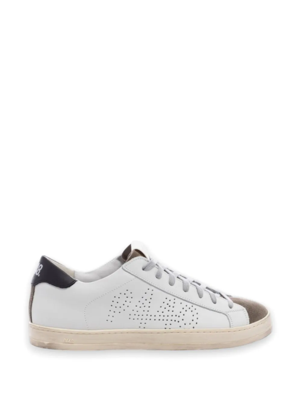 P448 John logo-perforated sneakers - Bianco