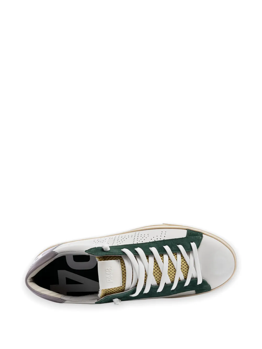 P448 Jack Sweden logo-perforated sneakers Wit