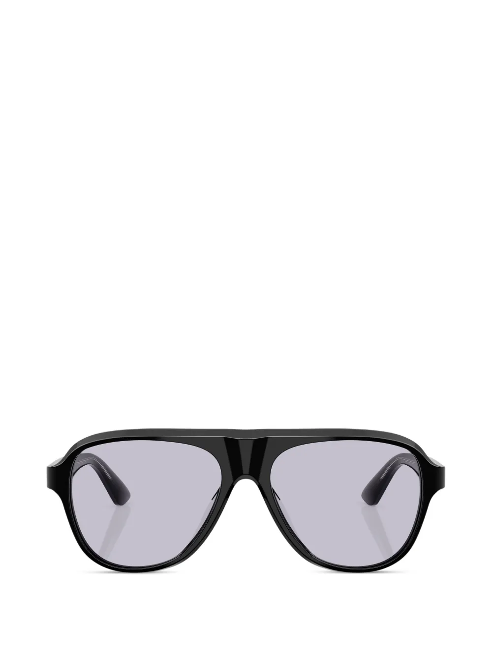 Oliver Peoples pilot-frame glasses - Nero