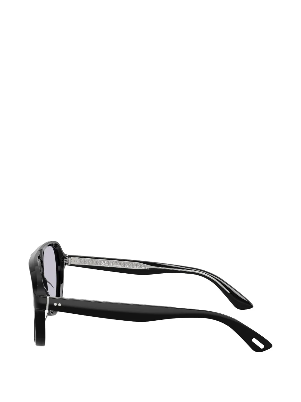 Oliver Peoples Paul Newman zonnebril met piloten montuur Zwart
