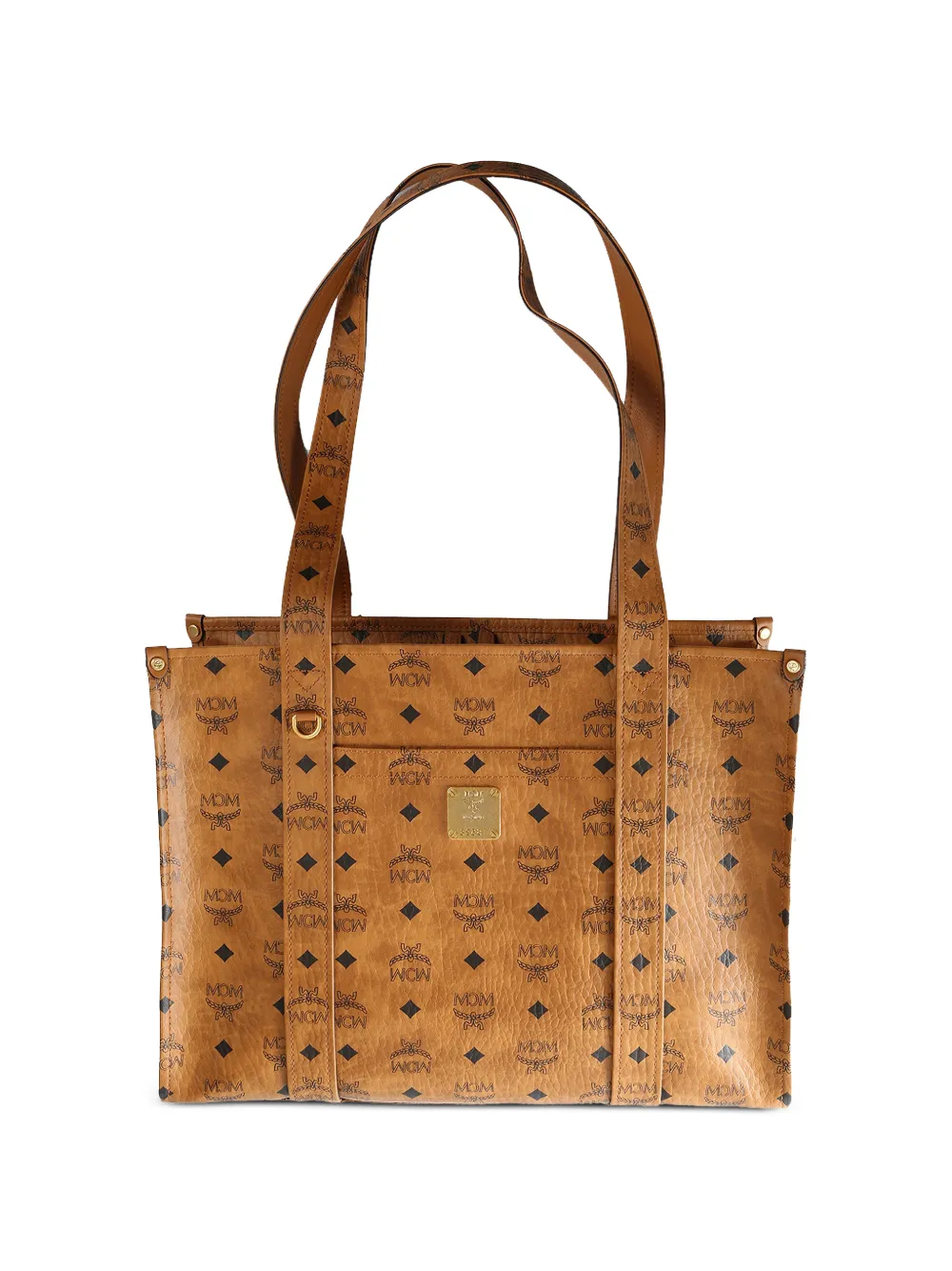 MCM Borsa tote Aren Visetos grande - Marrone