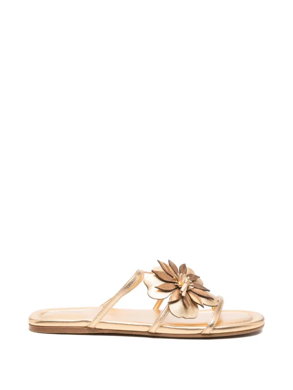 Zimmermann Belara Slides in Gold