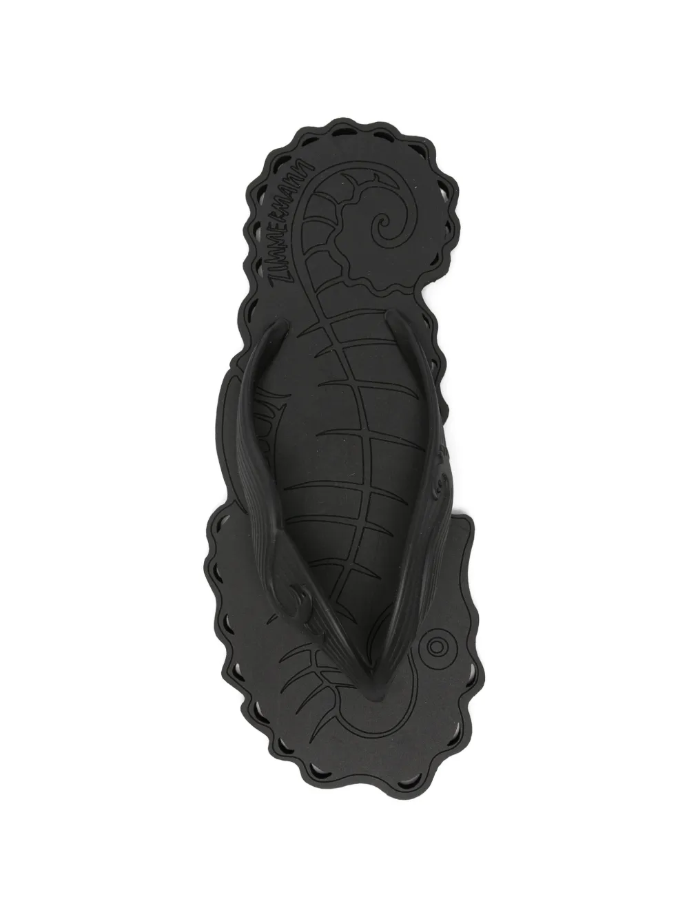 ZIMMERMANN Seafoam flip-flops Zwart
