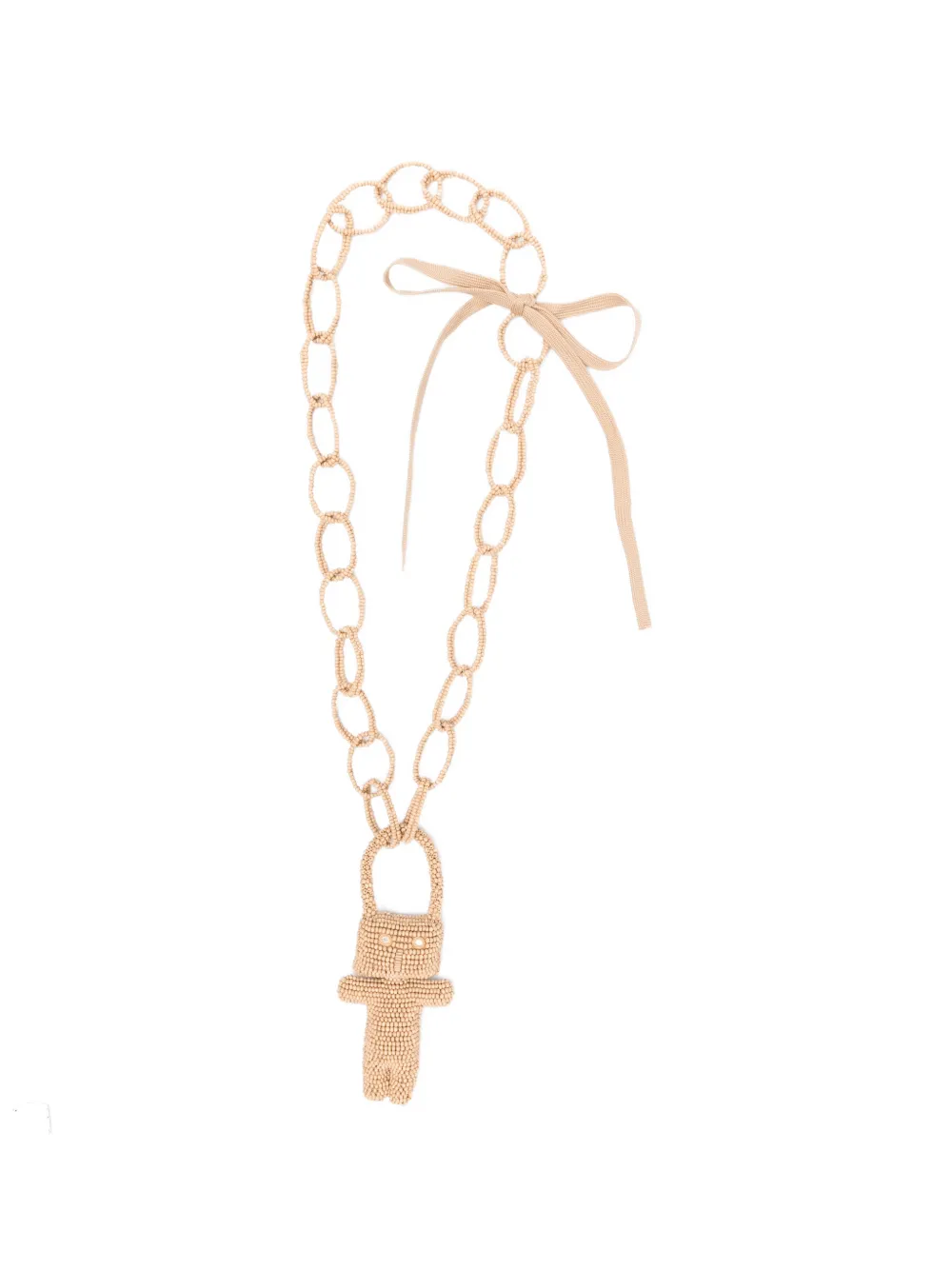 Jejia beaded necklace - Toni neutri