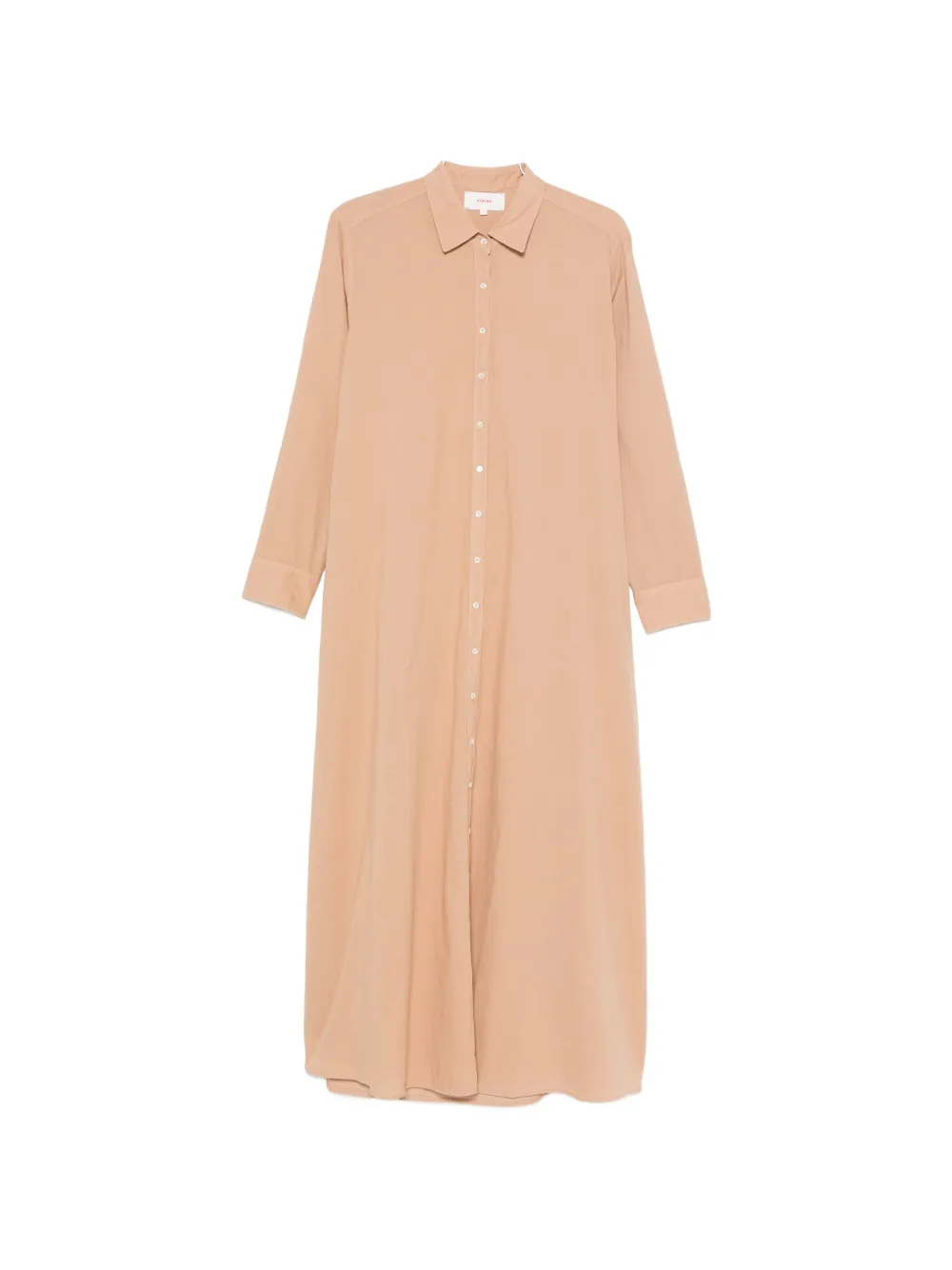 Xirena Boden buttoned long-sleeves midi dress - Marrone