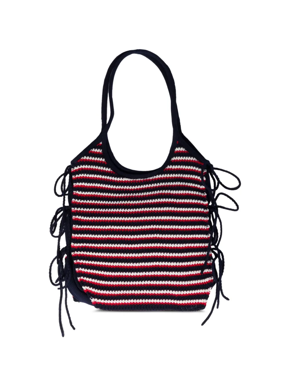 Miu Ivy gehaakte tas Blauw