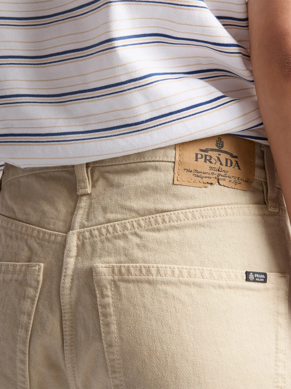 Prada Denim jeans Beige