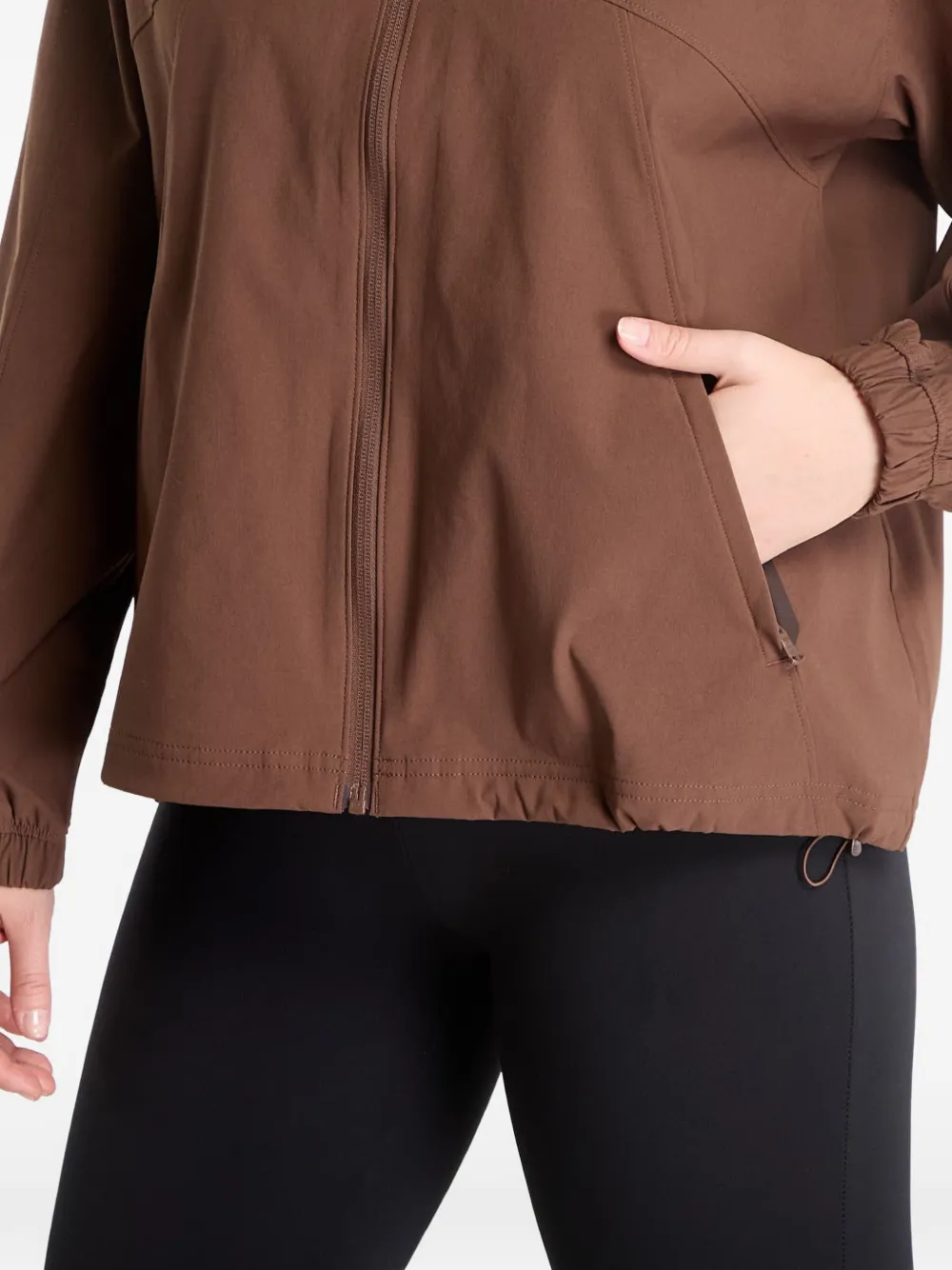Under Armour UA Unstoppable jack met elastische manchetten en rits Bruin