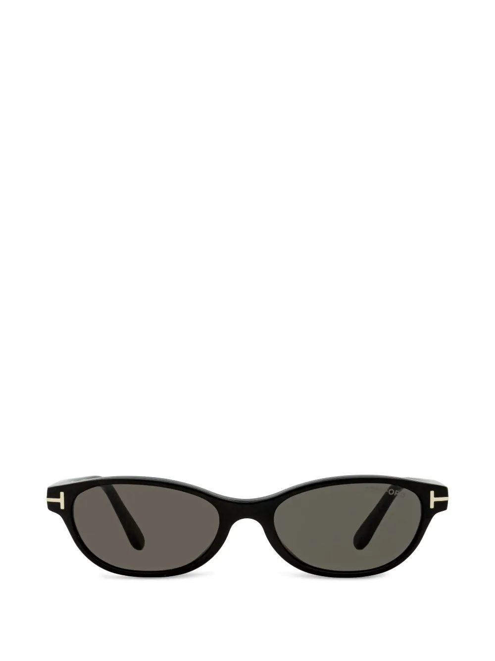 TOM FORD Eyewear Chloe oval-frame sunglasses - Nero