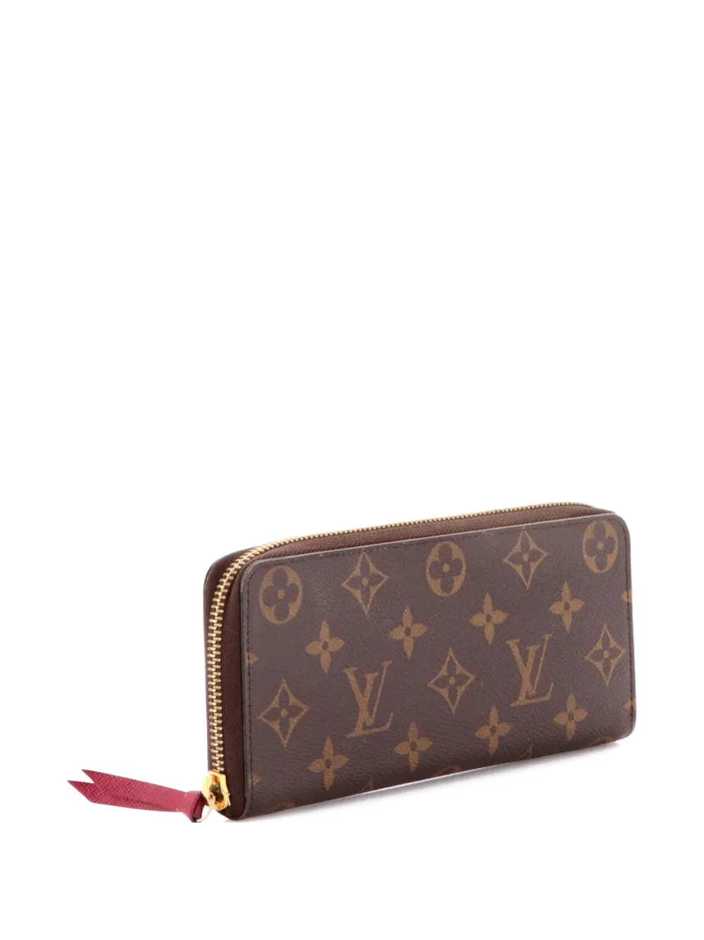 Louis Vuitton Pre-Owned Portafoglio Clémence in tela con monogramma - Marrone