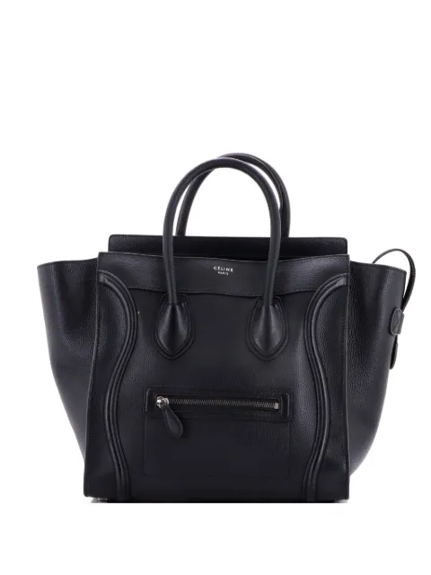Celine Pre-Owned tote mini de piel granulada