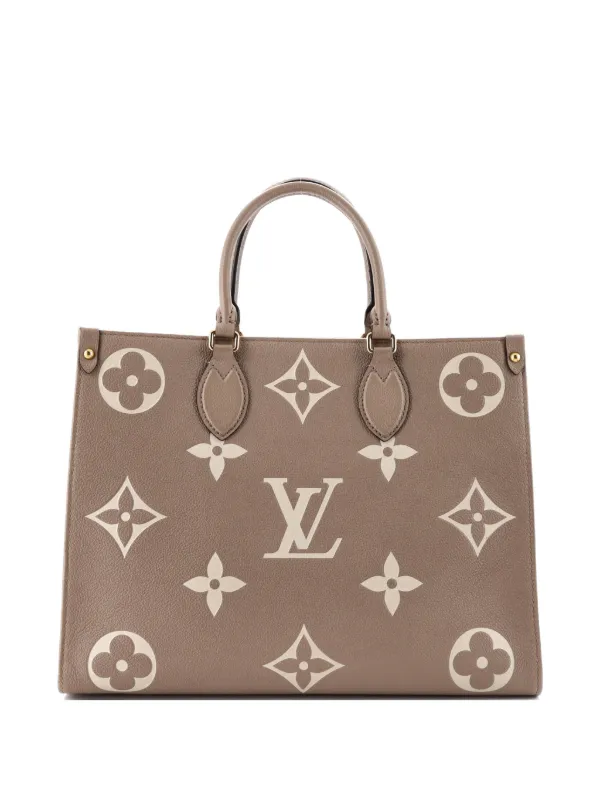 Louis Vuitton Pre-Owned オンザゴー トート バイカラー モノグラム 