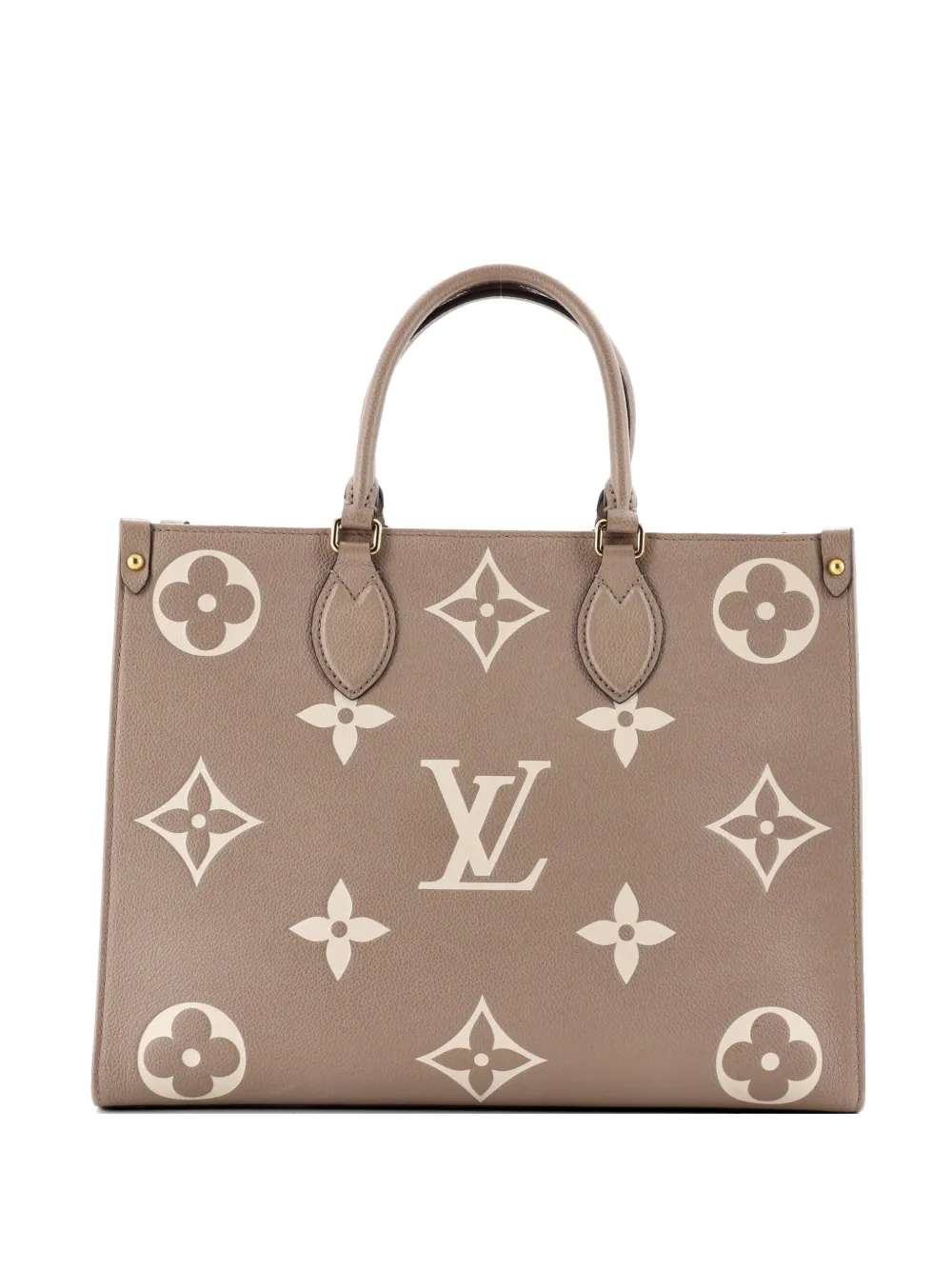 Louis Vuitton Pre-Owned OnTheGo Tote Bicolor Monogram Empreinte Giant MM shoulder bag - Neutrals