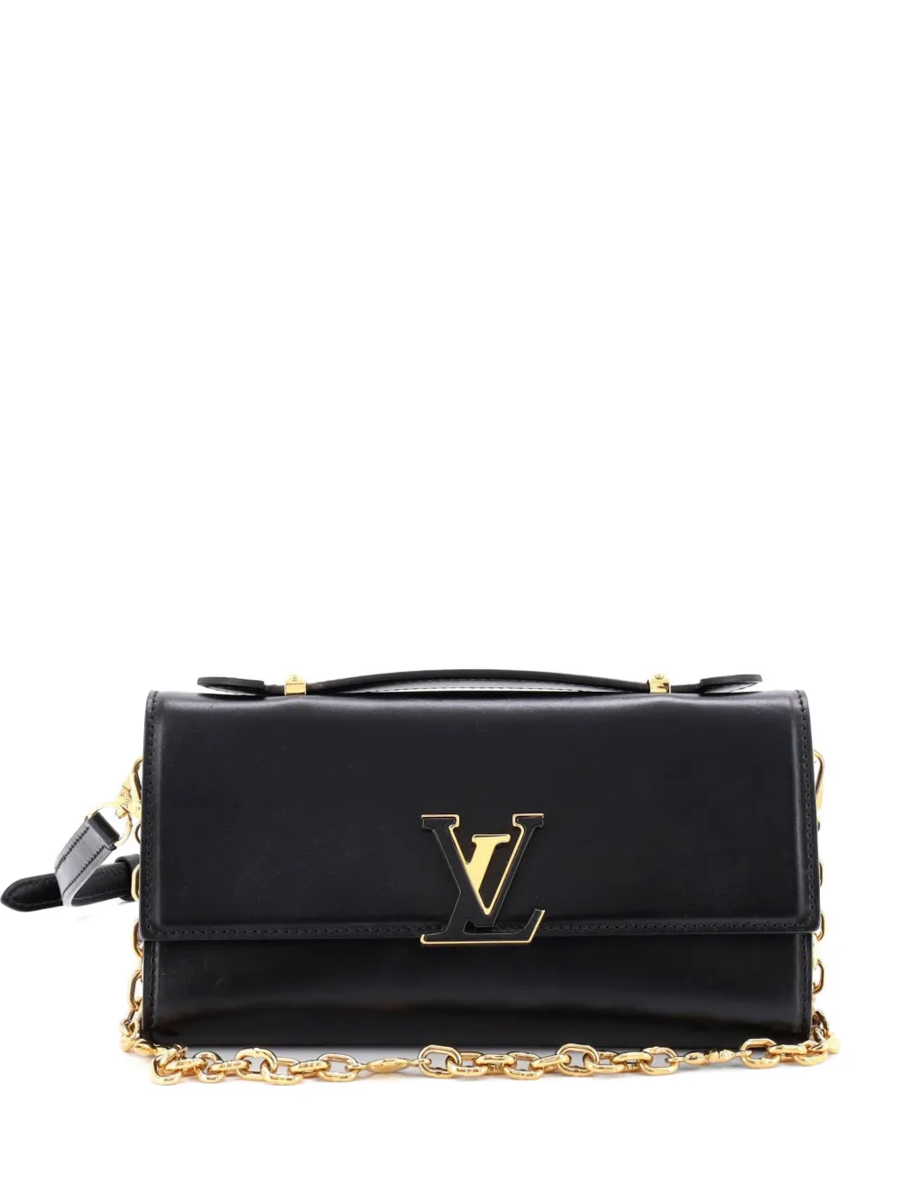 Louis Vuitton Pre-Owned Wallet on Chain Capucines Leather clutch bag - Nero