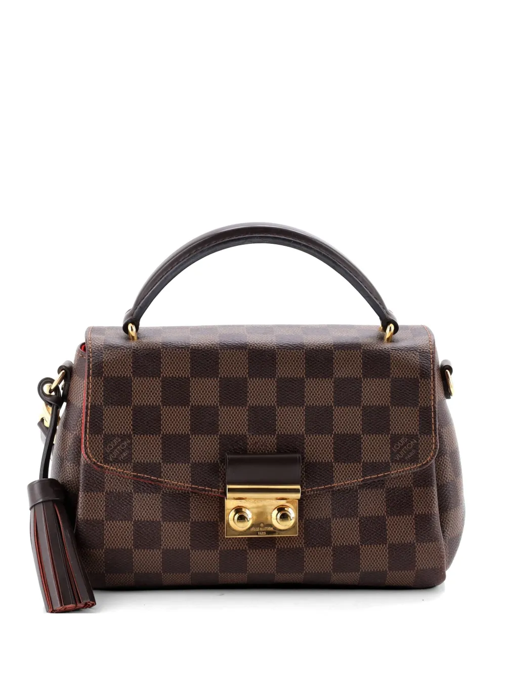 Pre-owned Louis Vuitton Croisette Handbag Damier Crossbody Bag In Brown