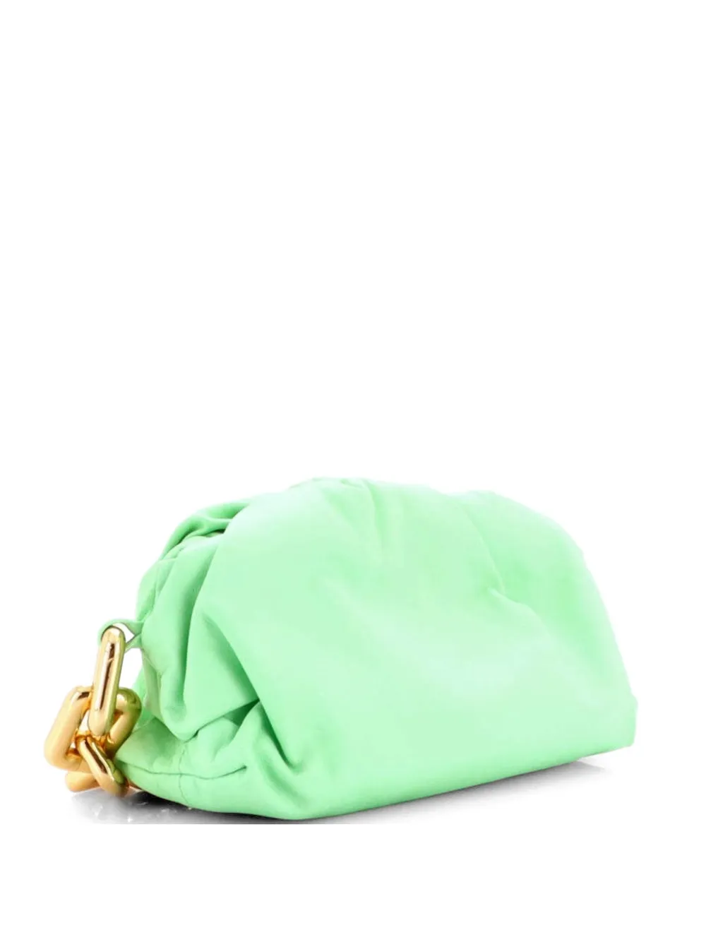 Bottega Veneta Pre-Owned The Chain Pouch Leather Teen shoulder bag - Verde