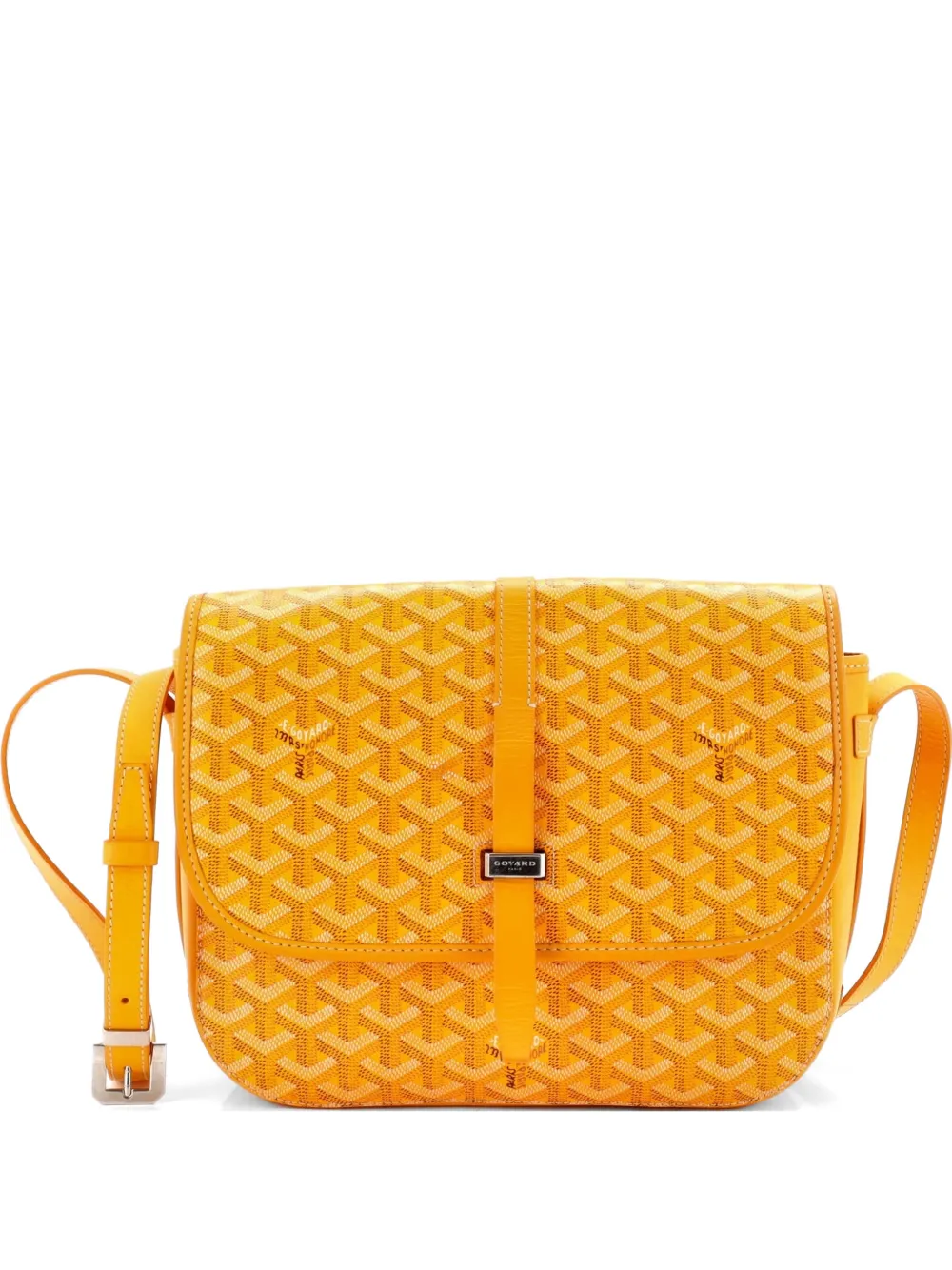 Goyard Pre-Owned Belvedere II Messenger Bag Coated Canvas MM crossbody bag - Giallo