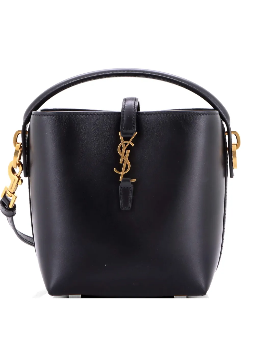 Saint Laurent Pre-Owned Le 37 Leather Mini bucket bag - Schwarz
