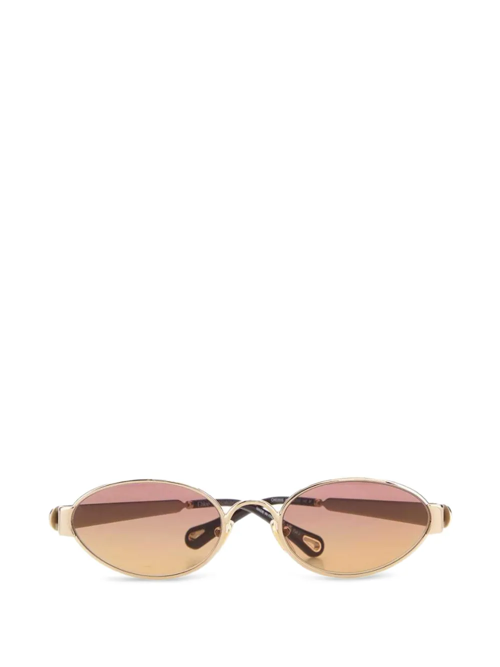 Chloé Holly geometric-frame sunglasses - Oro