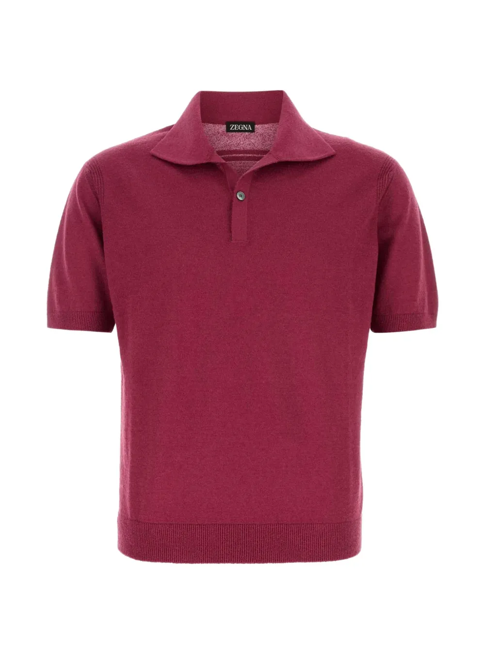 Zegna knitted polo shirt - Rosso
