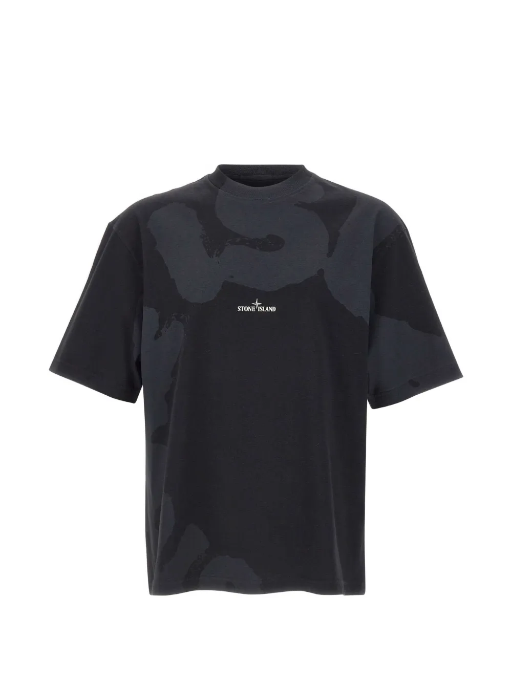 Stone Island compass logo-print t-shirt - Nero